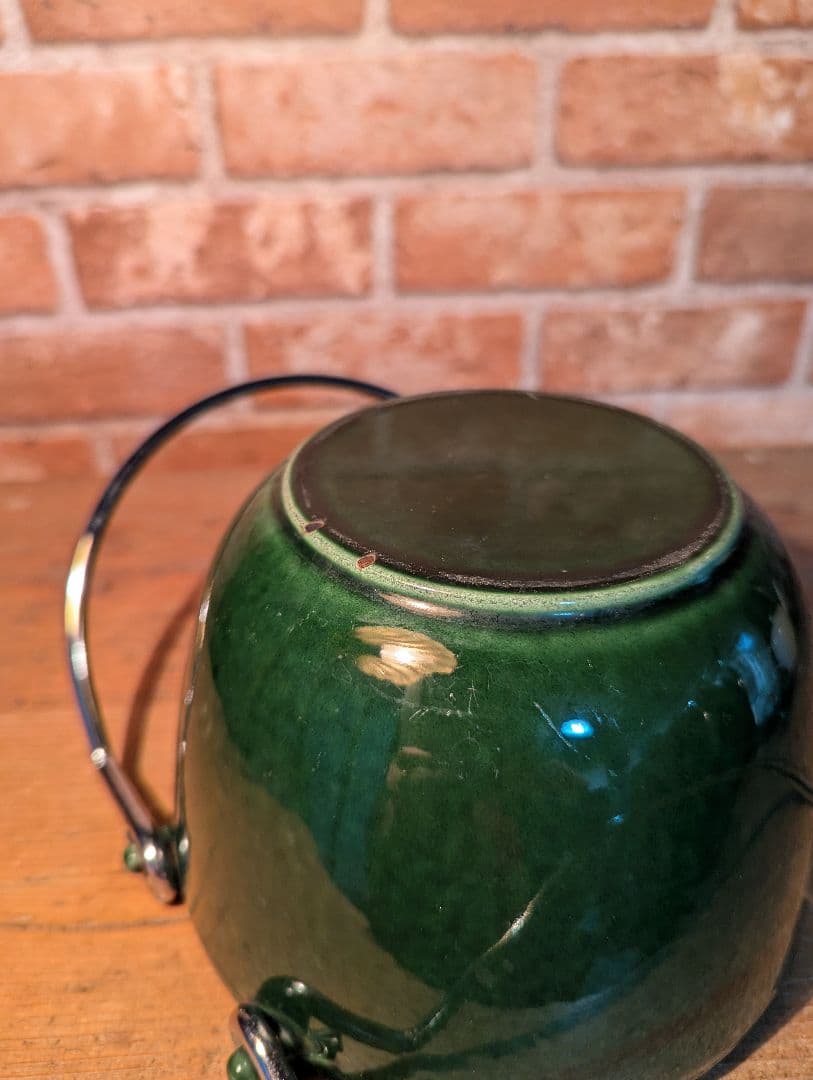 STAUB　 ラウンドティポット　バジルグリーン