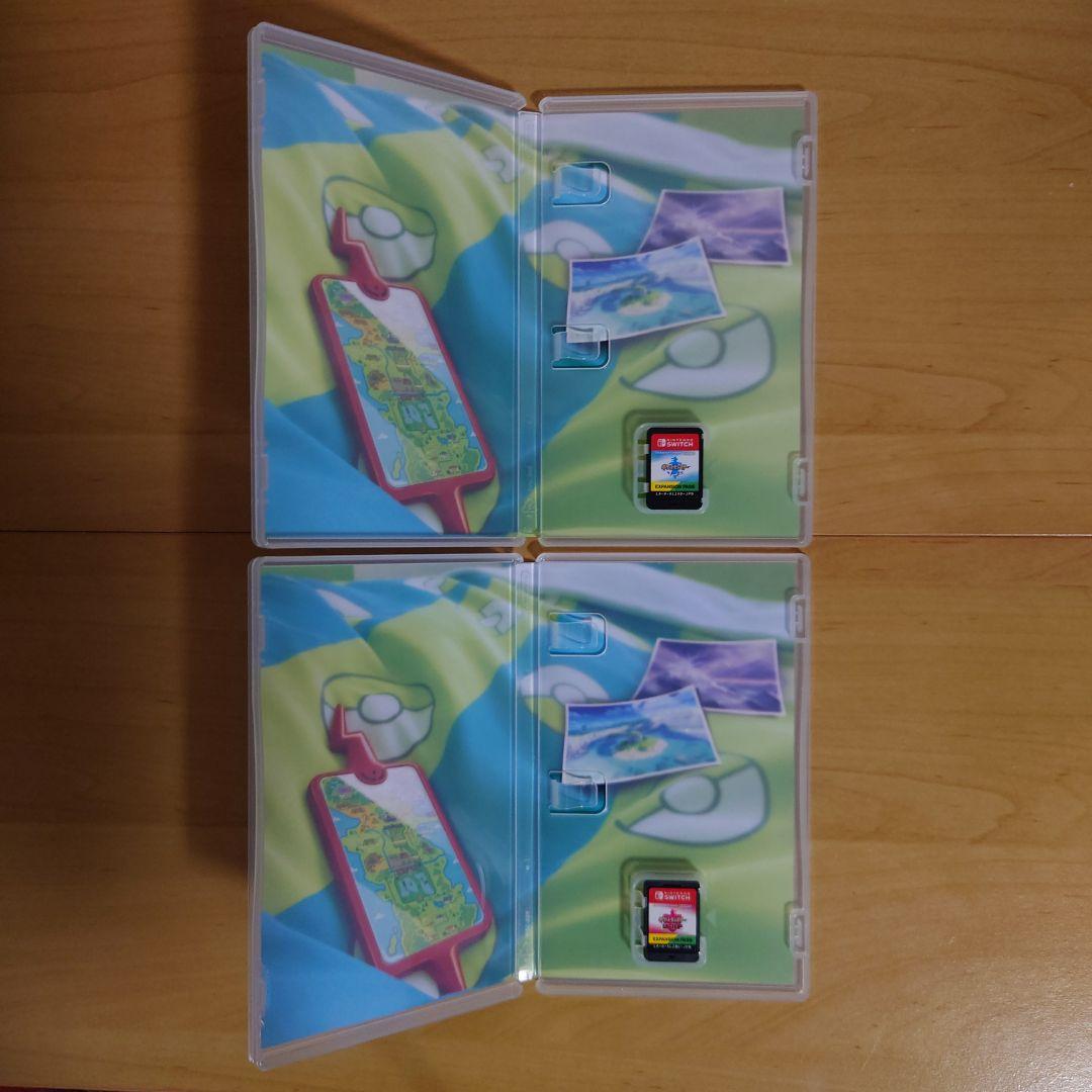 特典未使用　中古　ポケットモンスター ソード シールド+エキスパンションパス