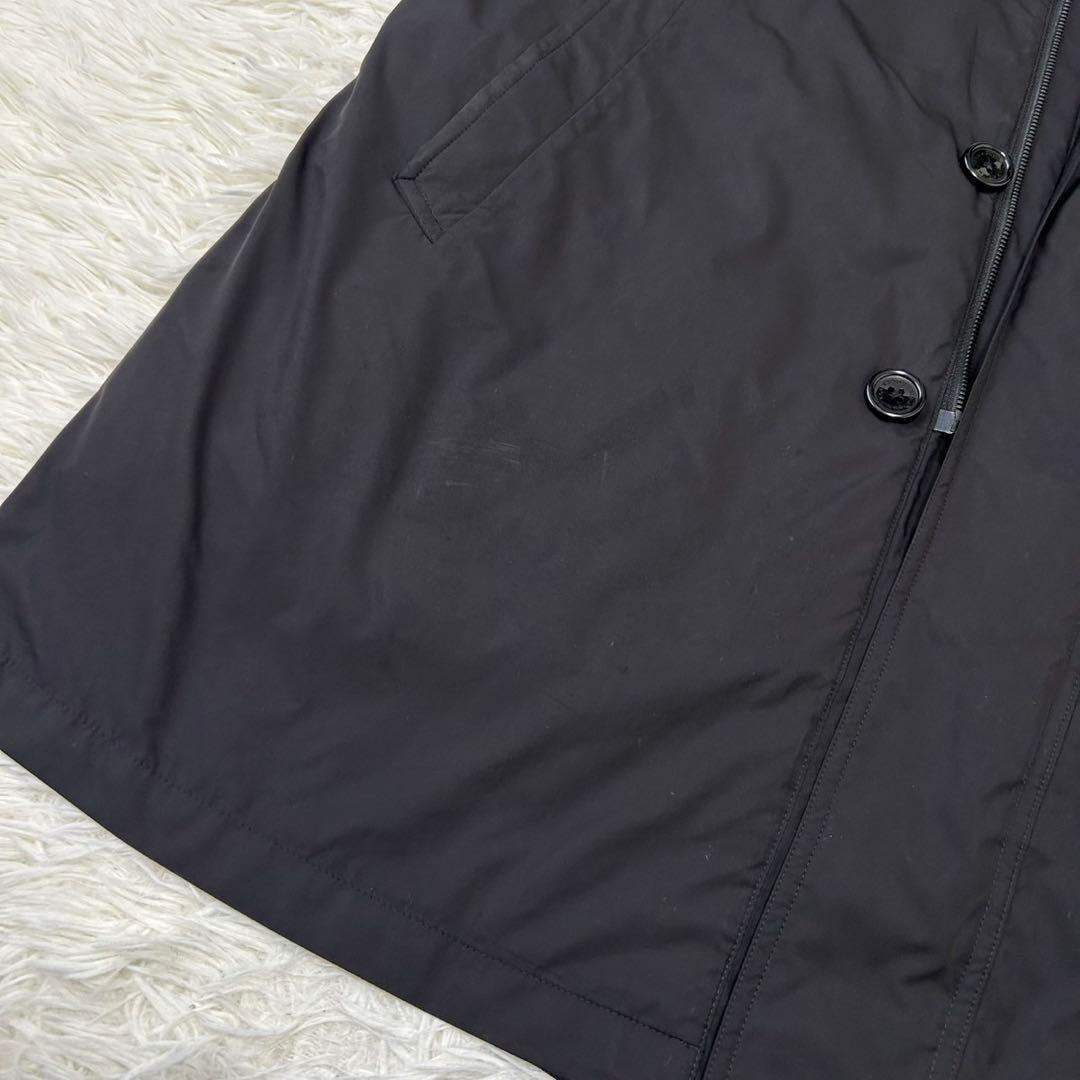 【美品/LL】バーバリーロンドン ステンカラーコート アウター ダウンライナー付