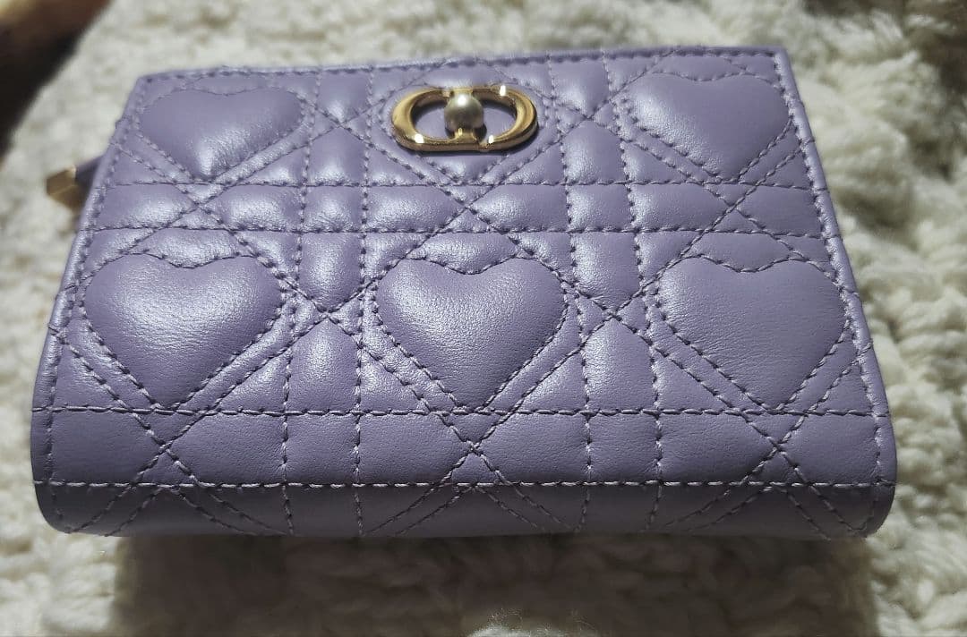 Dior Jolie Dahlia ウォレット ハート カナージュ ライラック