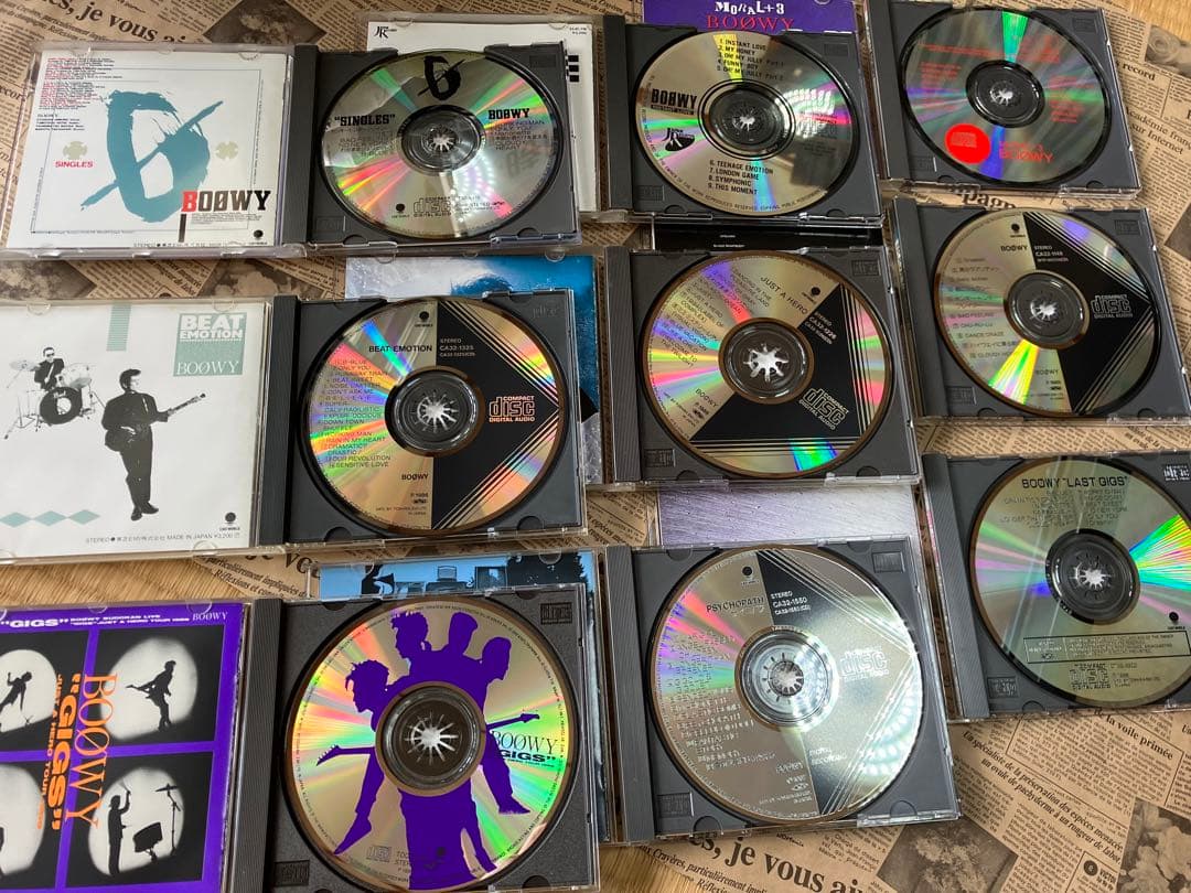 BOØWY CD ９枚+オマケ２枚