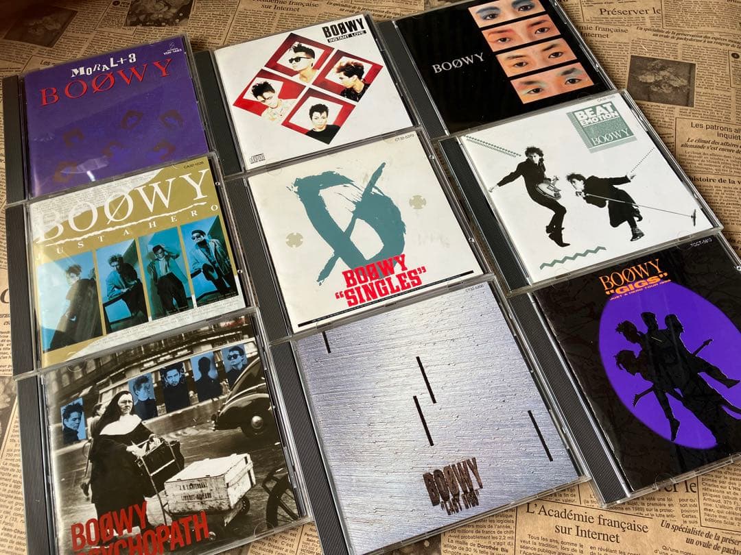 BOØWY CD ９枚+オマケ２枚
