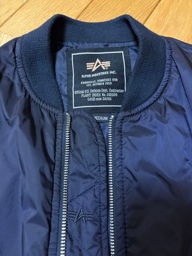 Alpha Industries MA-1 フライトジャケット M ネイビー