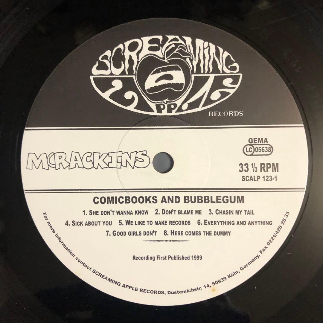 ［珍盤］マクラッキンズ　COMICBOOKS AND BUBBLEGUMレコード