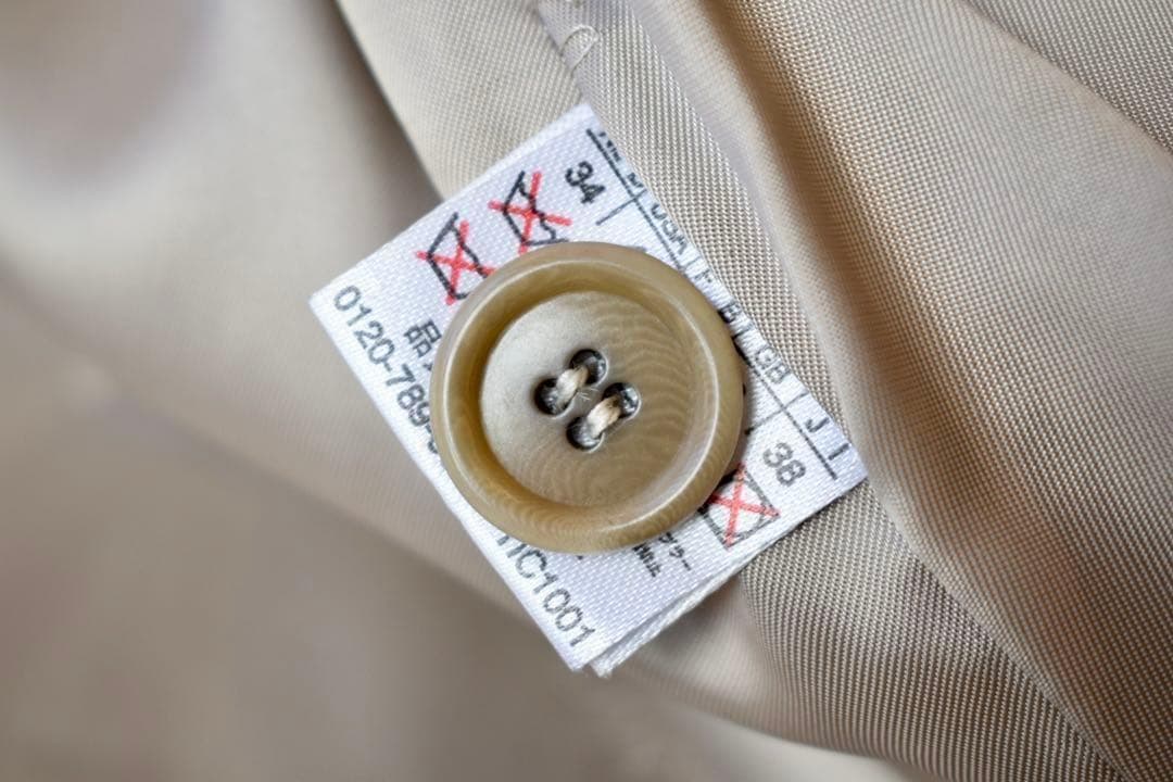 【MAX MARA/マックスマーラ】高級ウールカシミヤロングコート 白タグ 38