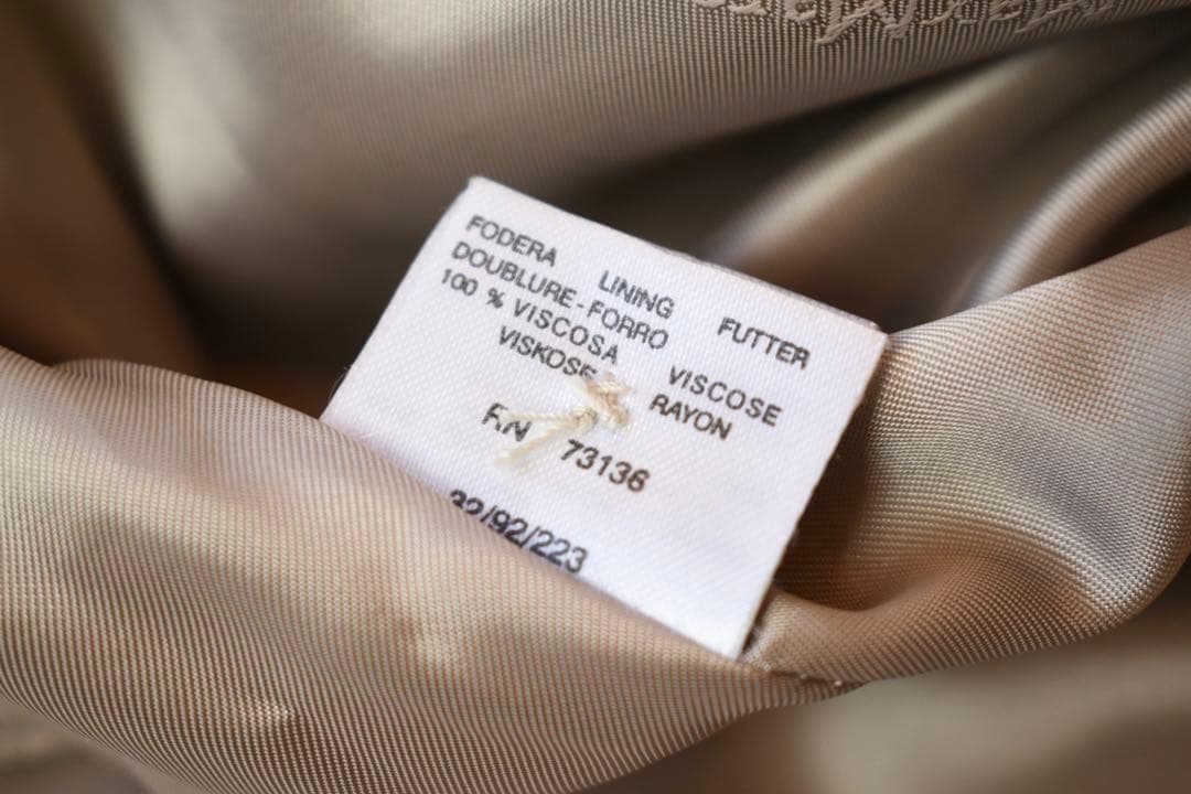 【MAX MARA/マックスマーラ】高級ウールカシミヤロングコート 白タグ 38