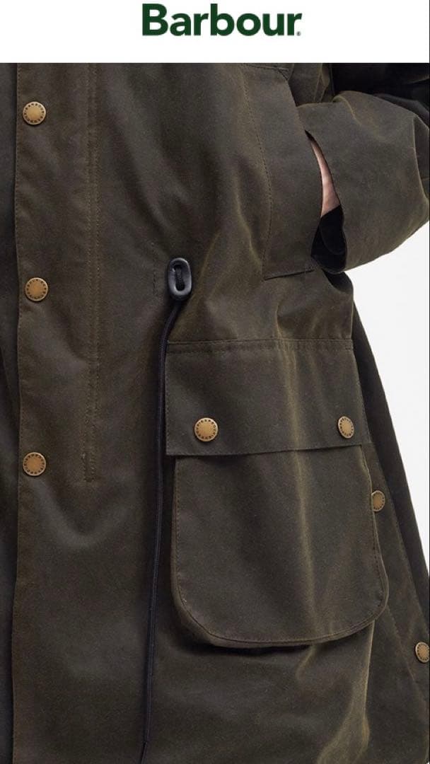 バブアー ヘリテージプラス ビデイル ワックストレンチコート　Mサイズ相当　新品