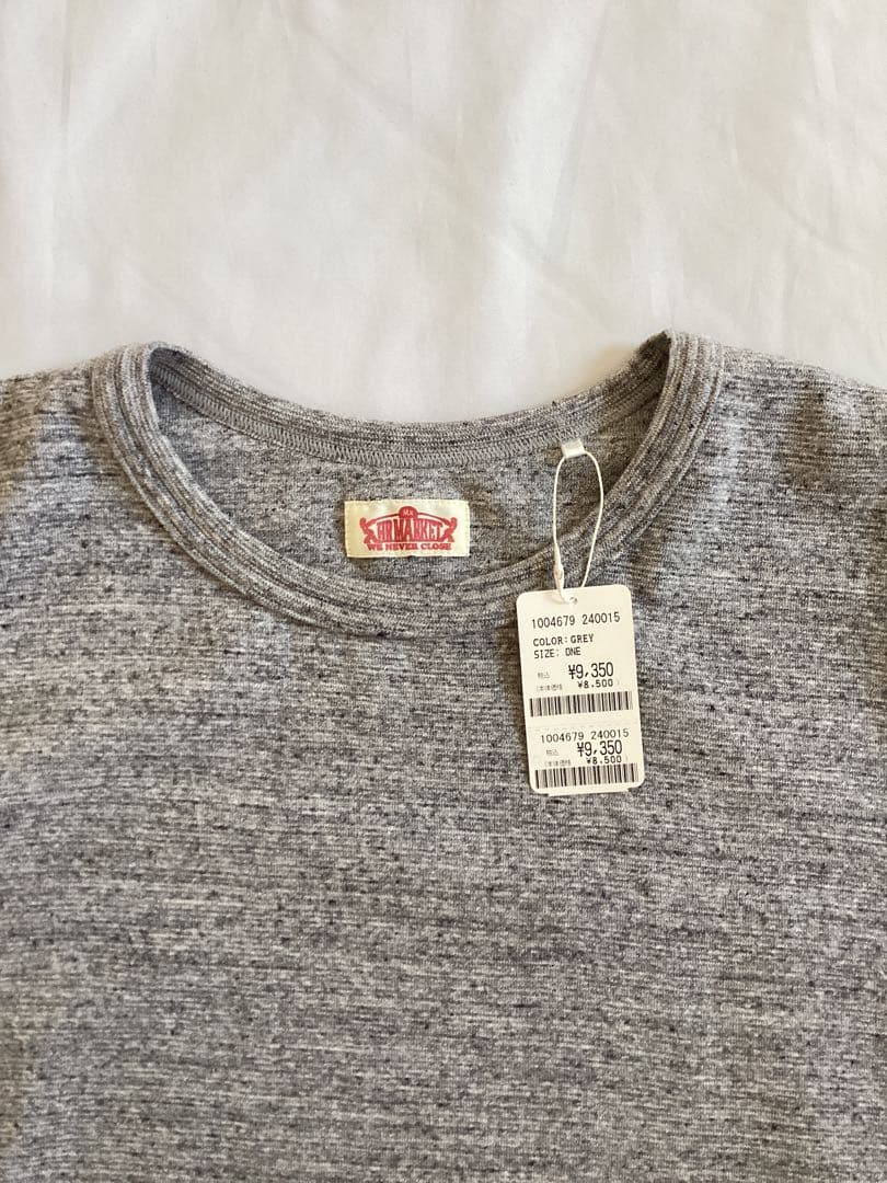 ストレッチフライス ルースショートスリーブTシャツ　グレー　新品未使用
