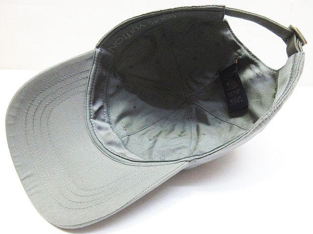 i*o様 ●美品 ルイヴィトン オンリーLV ロゴキャップ Mサイズ グレー W