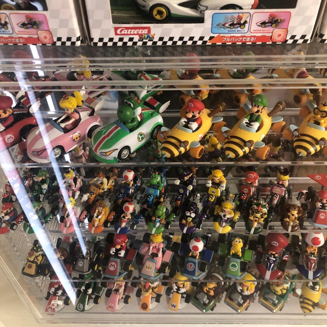 マリオカート　プルバックカー　66台 まとめ売り クリアケース付き