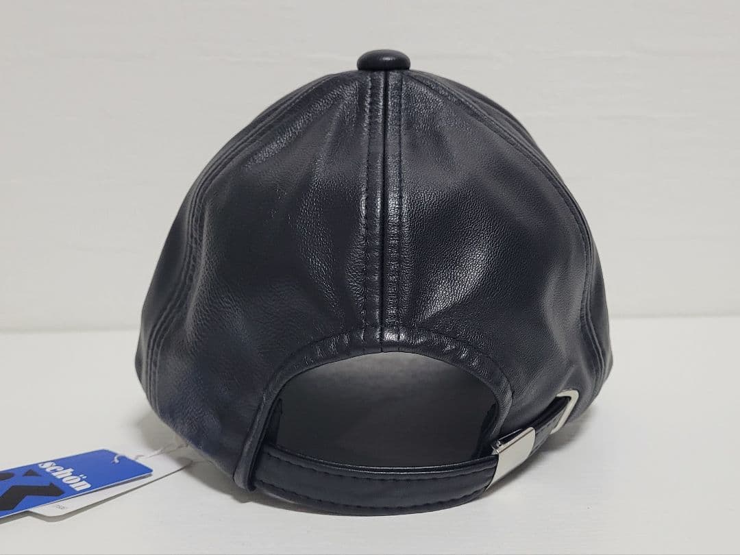 【新品未使用】MILA SCHÖN Sheepskin CAP　BLACK