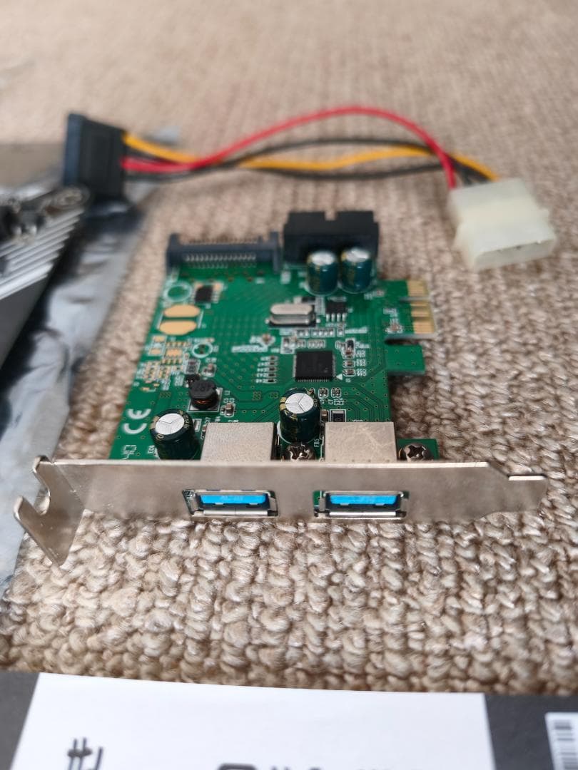 【動作順調】ASUS PRIME B550M-A（USB3.0増設カード付）