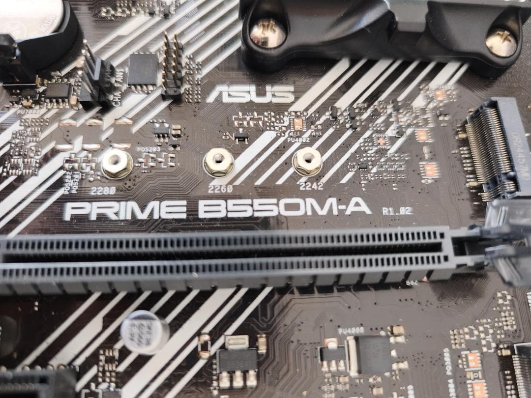 【動作順調】ASUS PRIME B550M-A（USB3.0増設カード付）