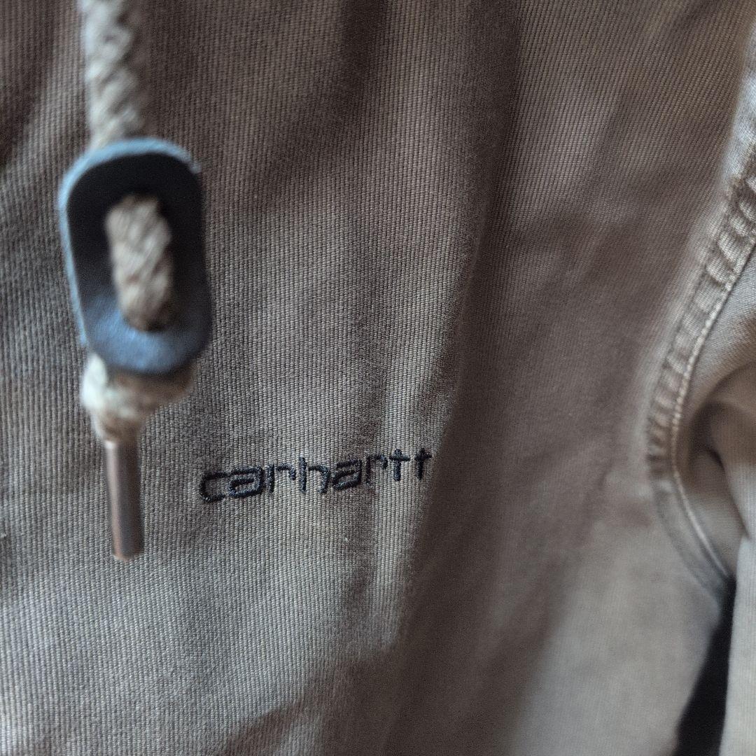 Carhartt カーキ フード付きモッズコート