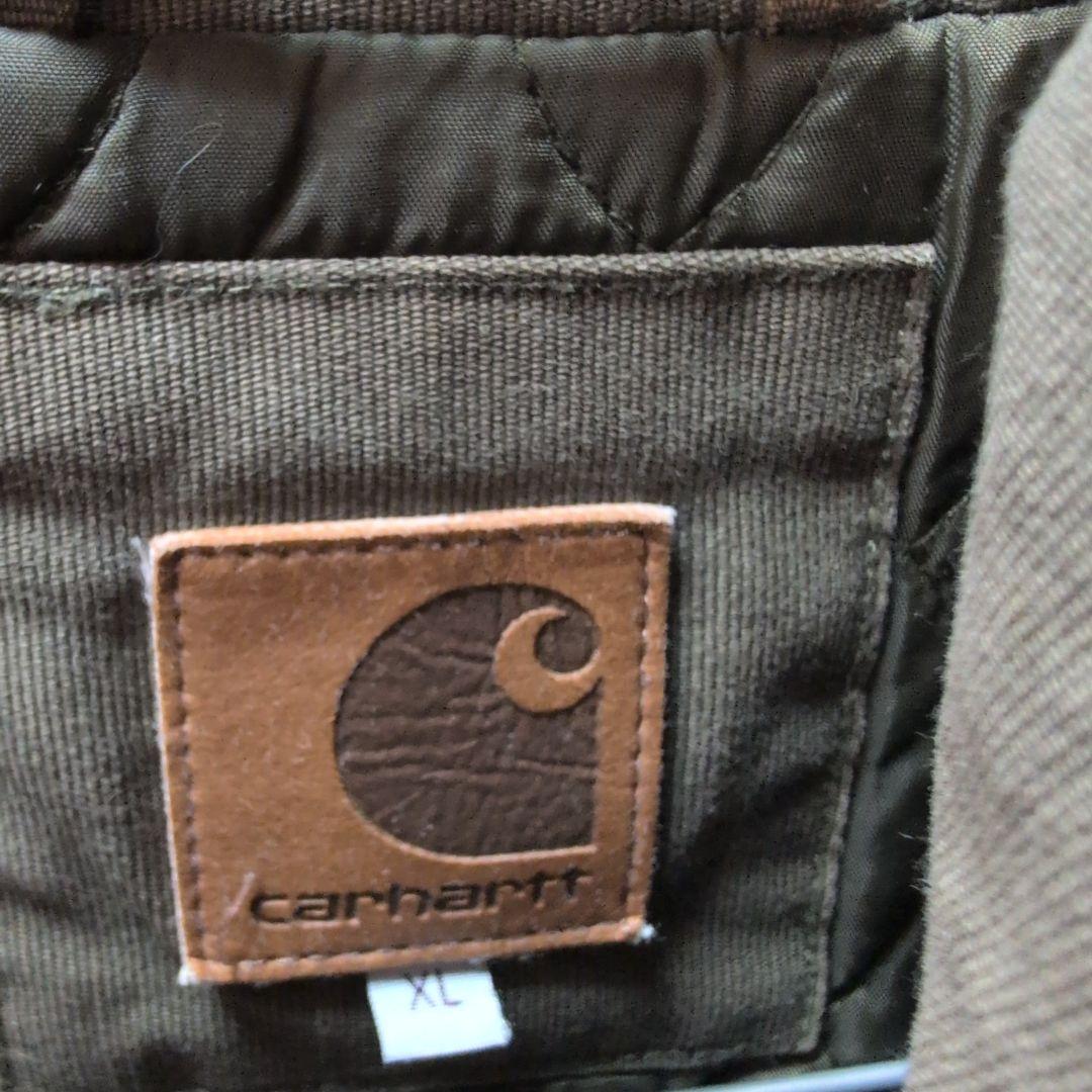 Carhartt カーキ フード付きモッズコート