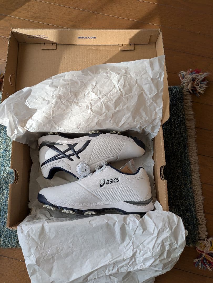 asics ゴルフシューズ(女性用) ホワイト 未使用