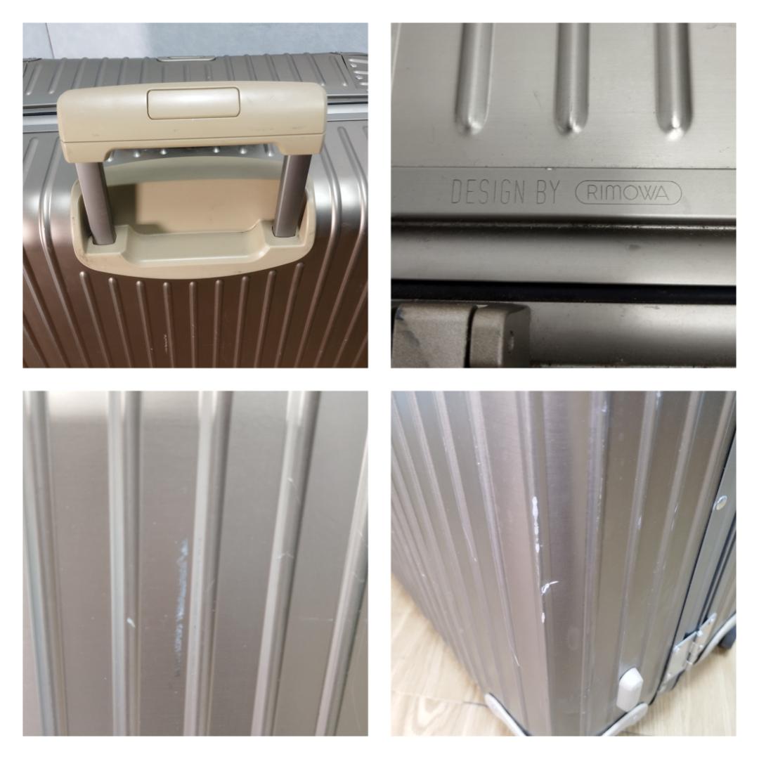 Y☆857 RIMOWA スーツケース TOPAS TITANIUM