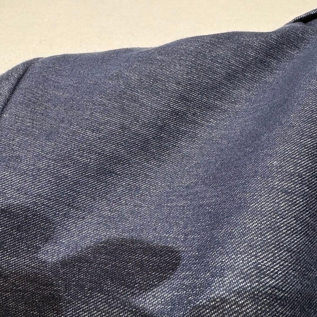 《美品》KATHARINE HAMNETT ペイズリー柄 デニム テーラードXL
