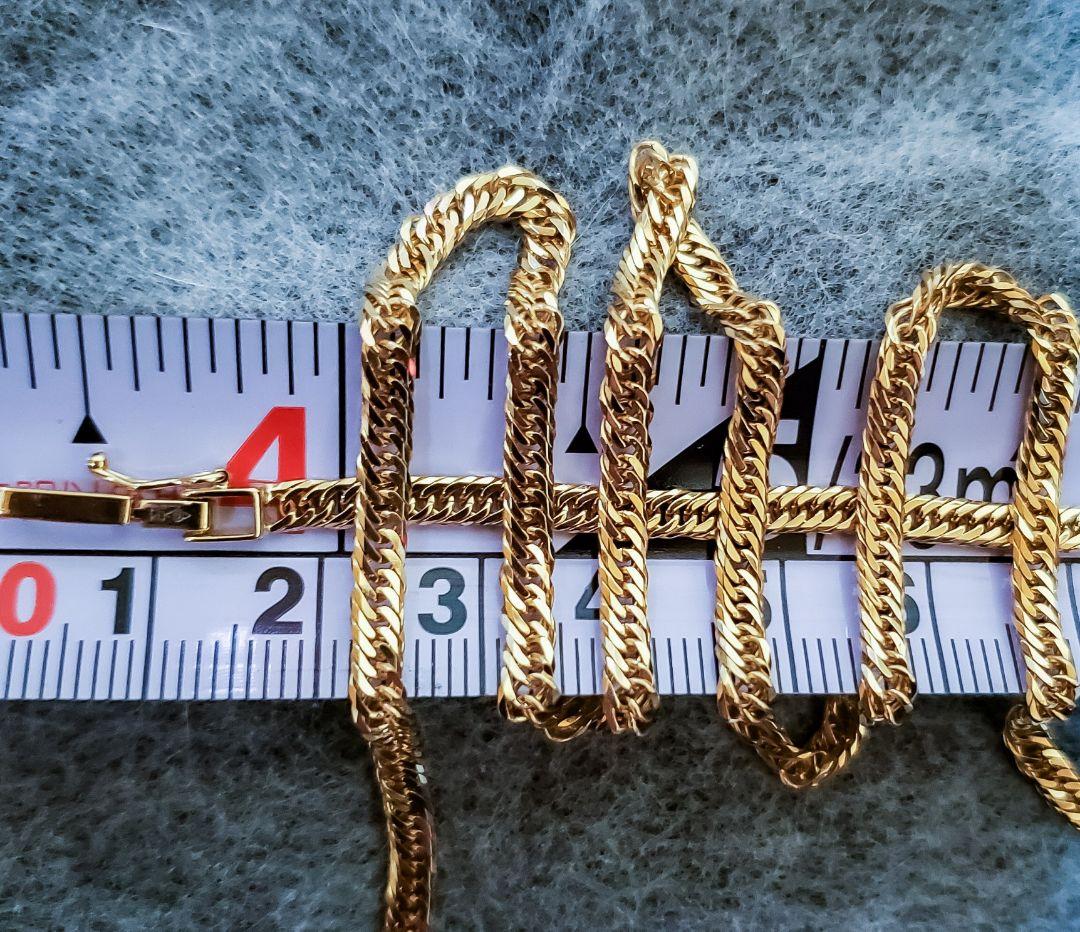 【18金 8面トリプル12,6g❇】喜平ネックレス50cm 美品 年度末セール❗