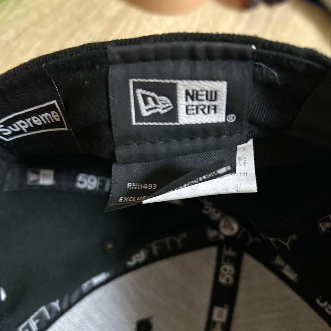 Supreme 59FIFTY キャップ ブラック 7 1/4