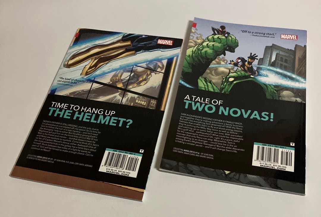 アメコミ・英語　NOVA: THE HUMAN ROCKET　全2巻セット