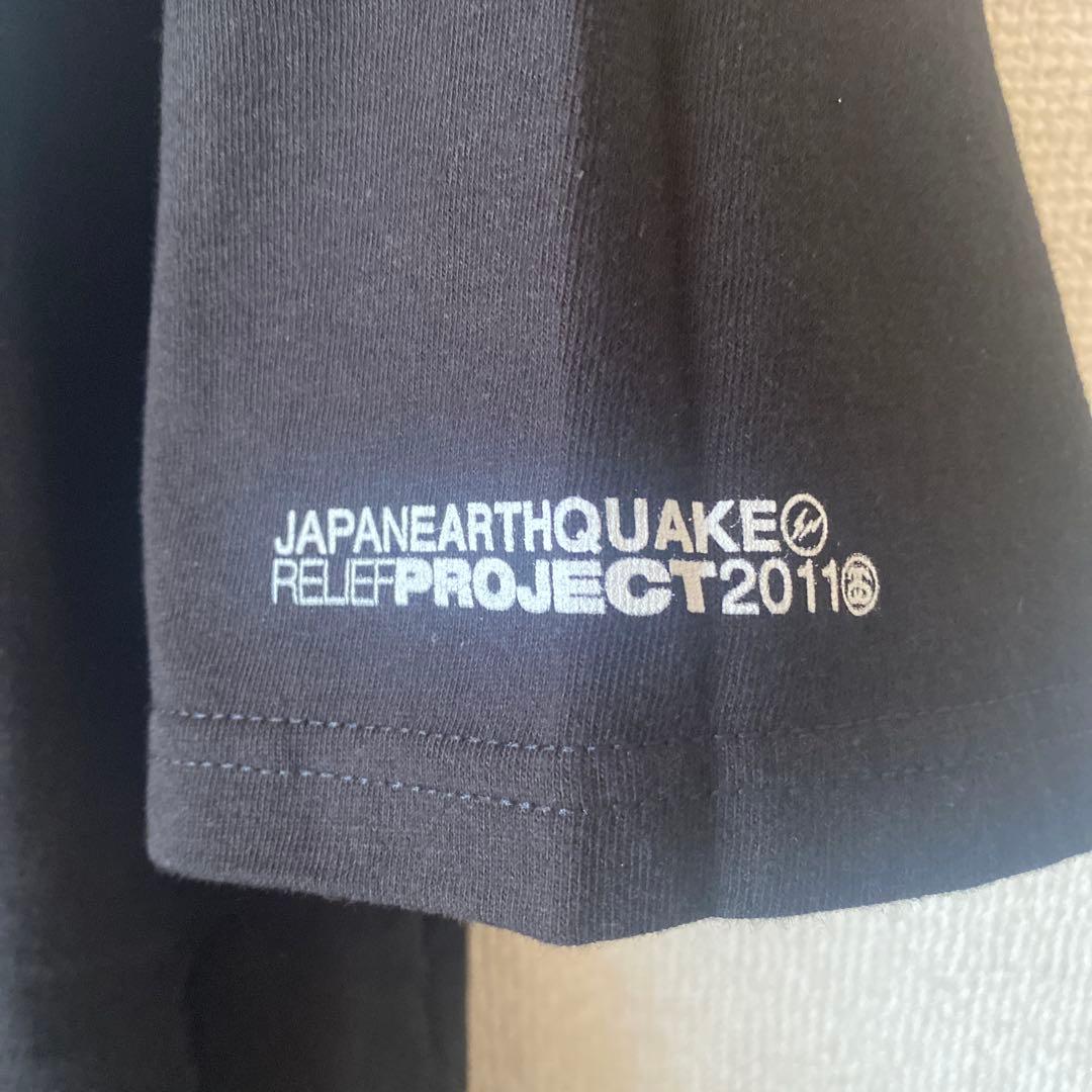 stussy fragment 2011復興支援チャリティーTシャツ ブラックM