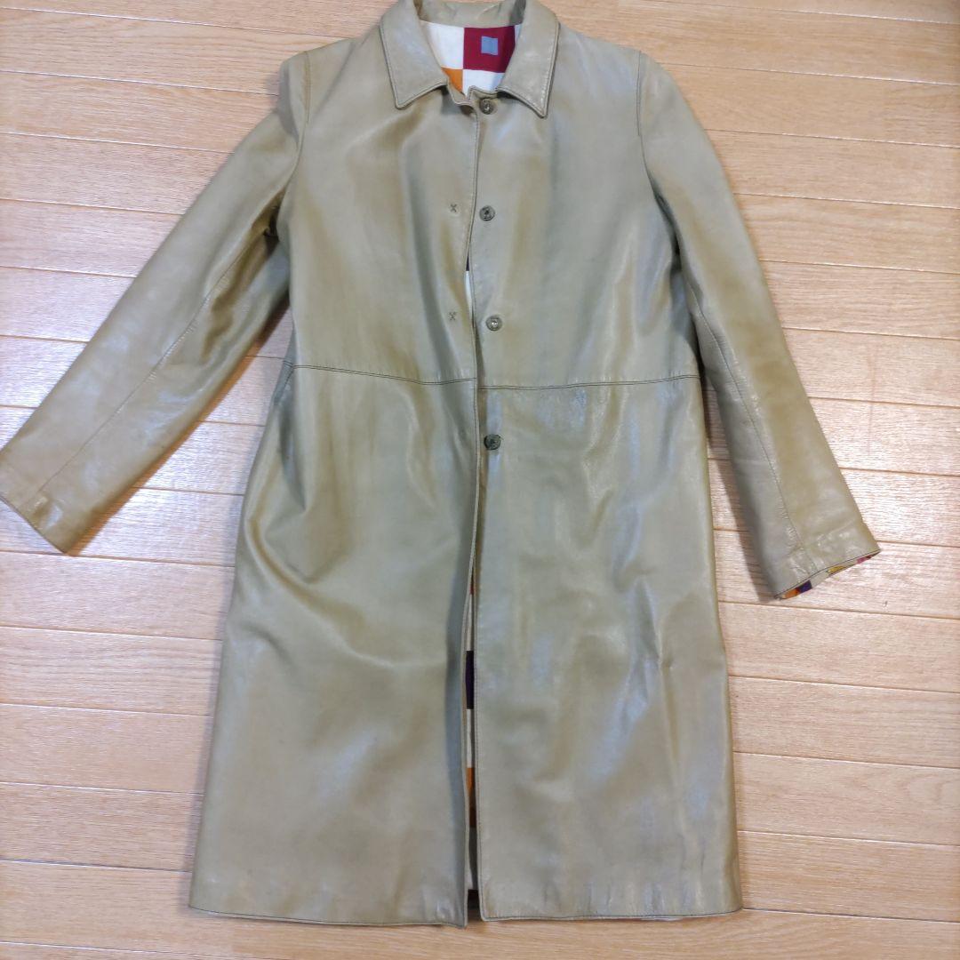 MARNI 本革 ロングコート