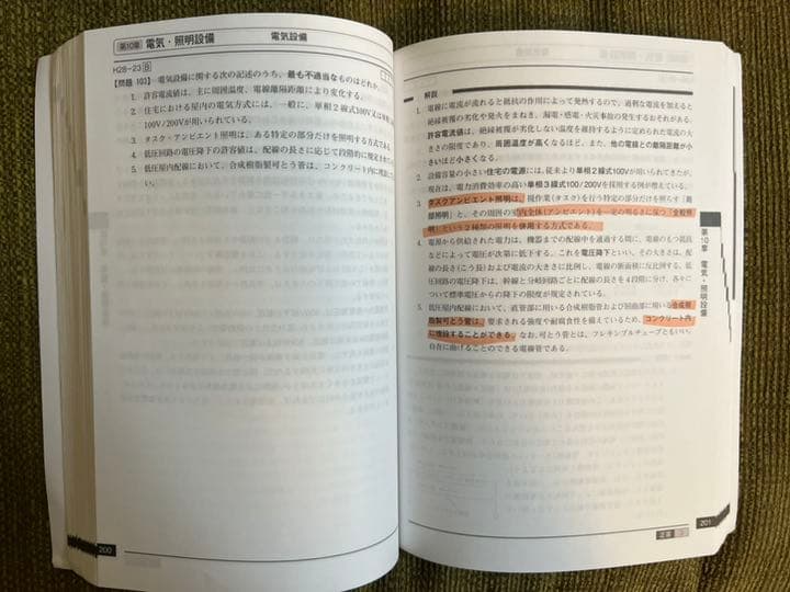 日建学院　二級建築士学科試験　受験テキストセット