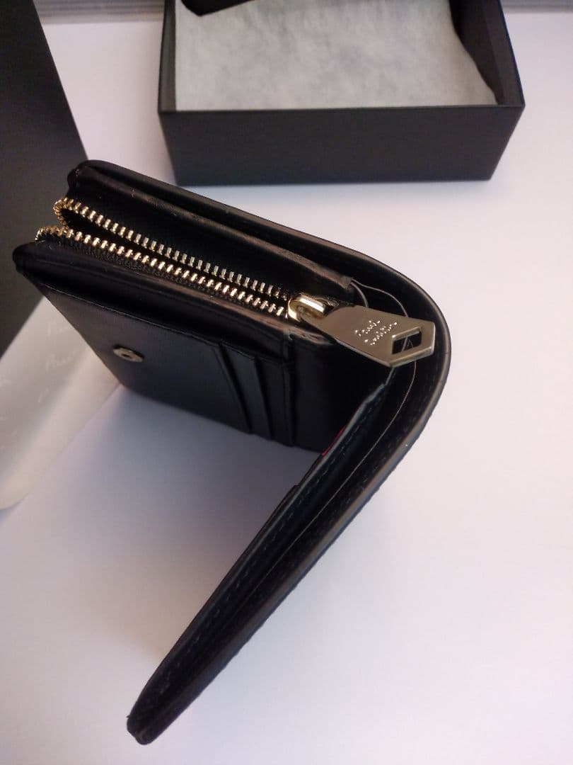 【美品】Paul Smith ブラック 二つ折り財布