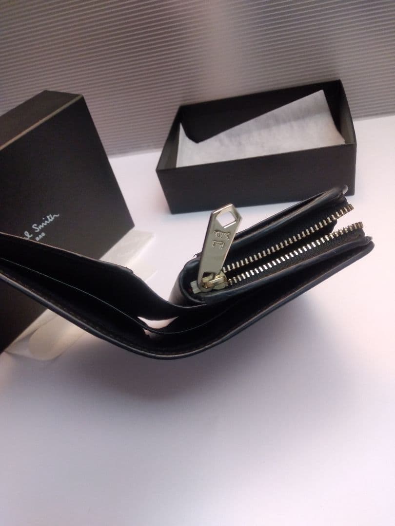 【美品】Paul Smith ブラック 二つ折り財布