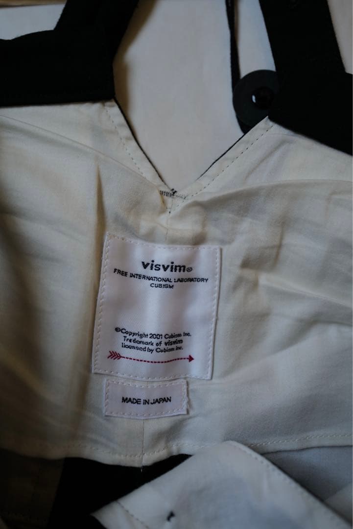 パンツ visvim TRAVAILLER BRACES PANTS BLACK