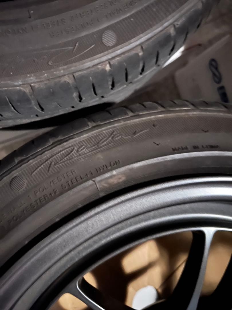 15インチ ホイールセット エンケイrpf1 rs