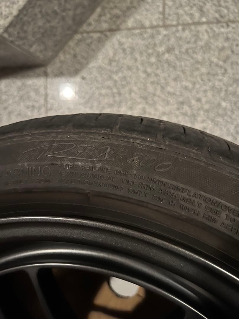 15インチ ホイールセット エンケイrpf1 rs