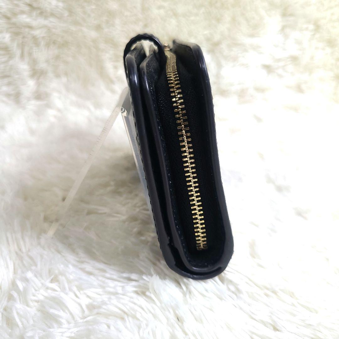 FURLA フルラ カメリア 二つ折り財布 現行ロゴ レザー ブラック