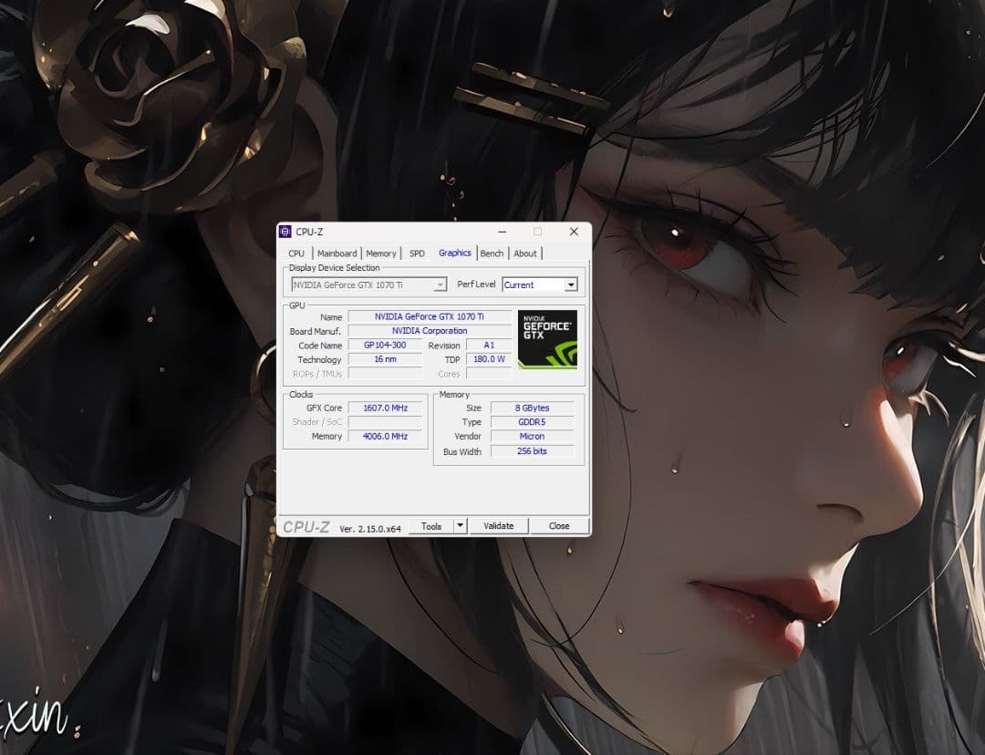 グラフィックボード・グラボ・ビデオカード NVIDIA GTX 1070TI 8GB