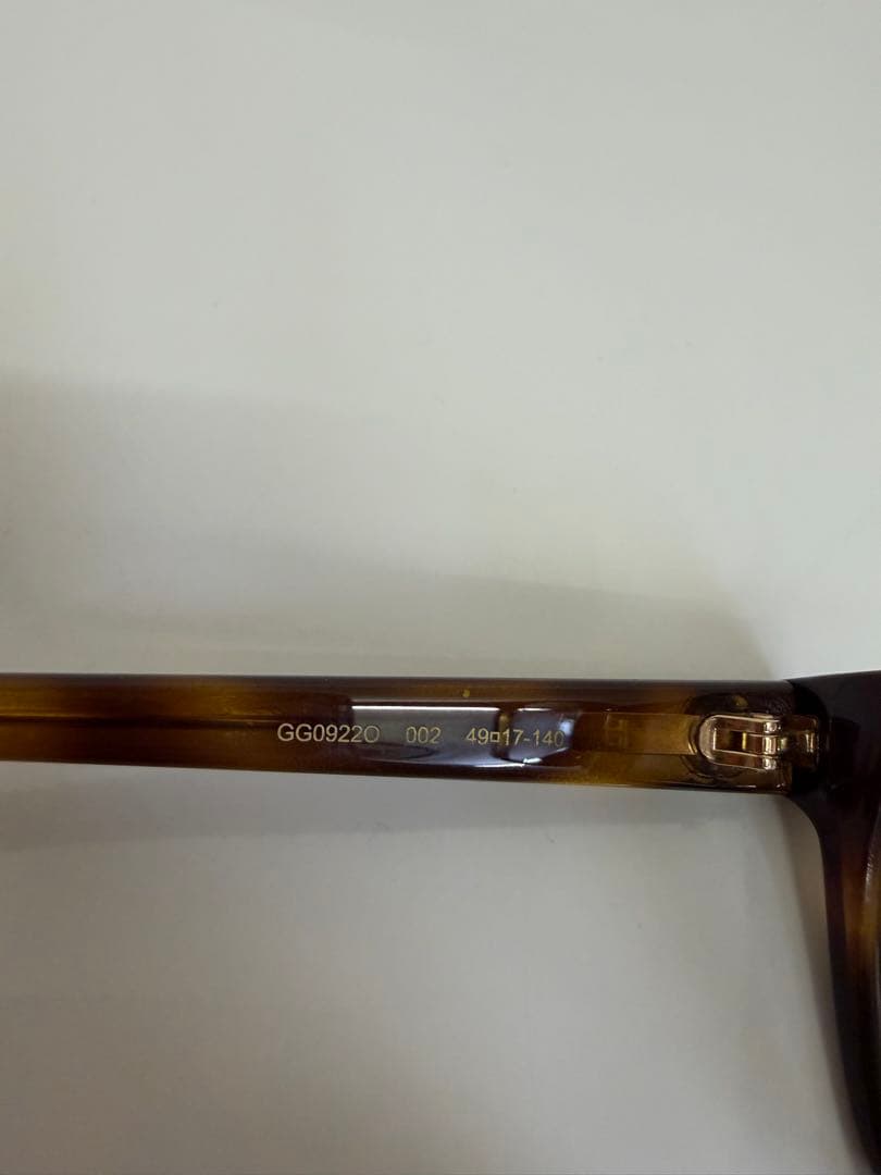 D*T様 GUCCI GG0922O 002 べっ甲 メガネフレーム サングラス