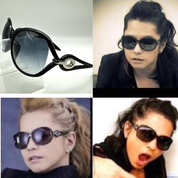 Christian Dior DIORVOLUTE2F Black hide着用