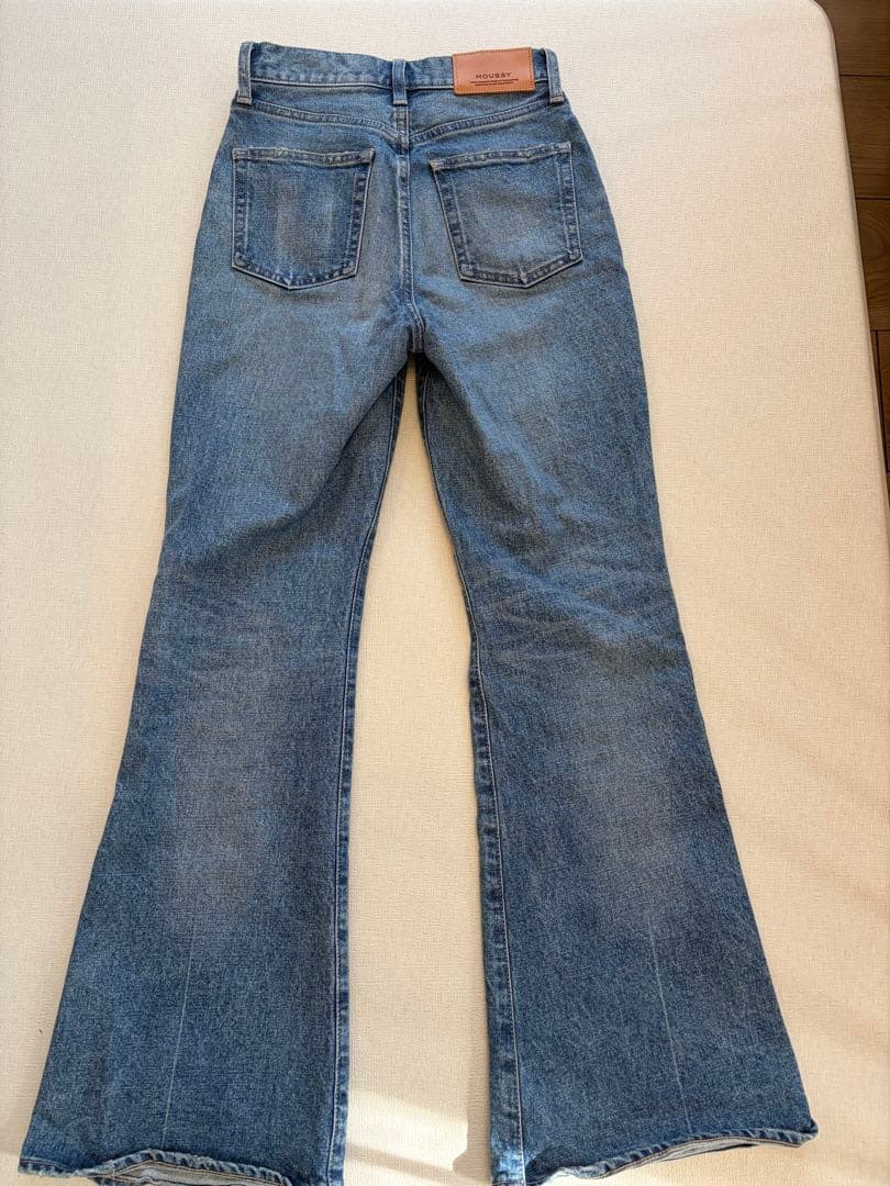 MOUSSY MVS FLARE サイズ25 BLU