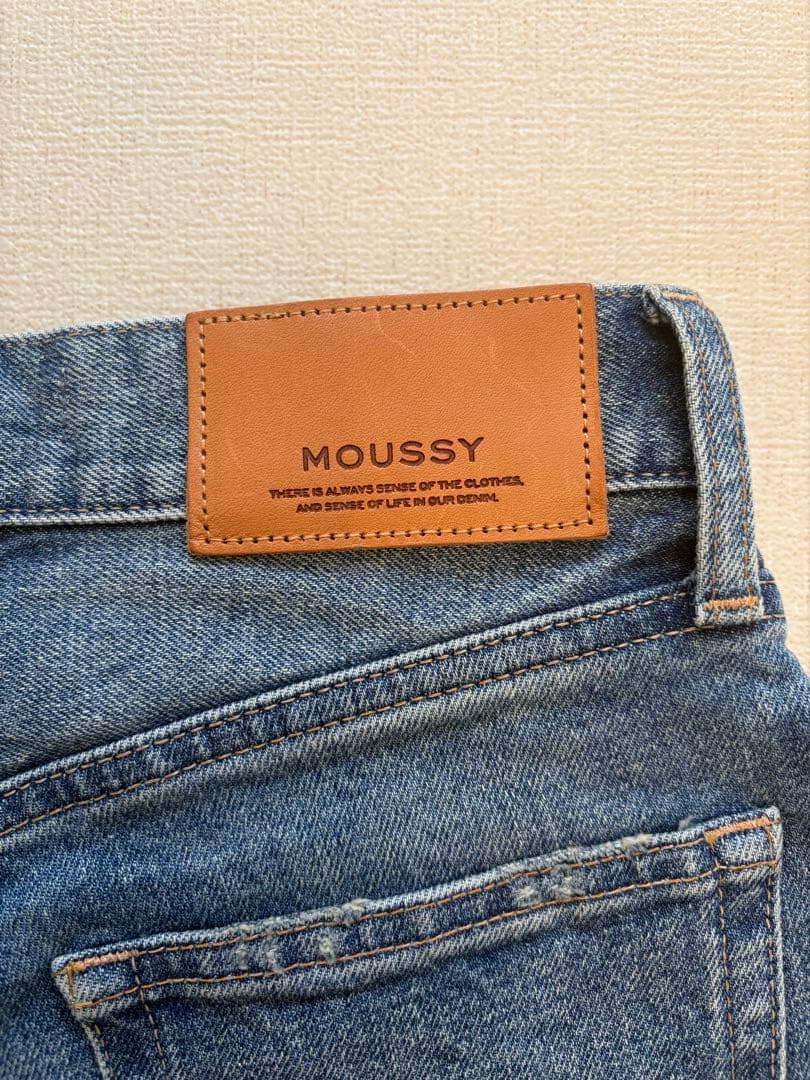 MOUSSY MVS FLARE サイズ25 BLU