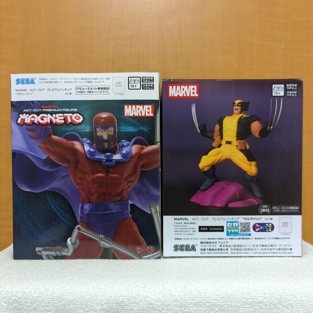MARVEL　マーベル　ACT/CUT　プレミアムフィギュア　6種　おまけ付き