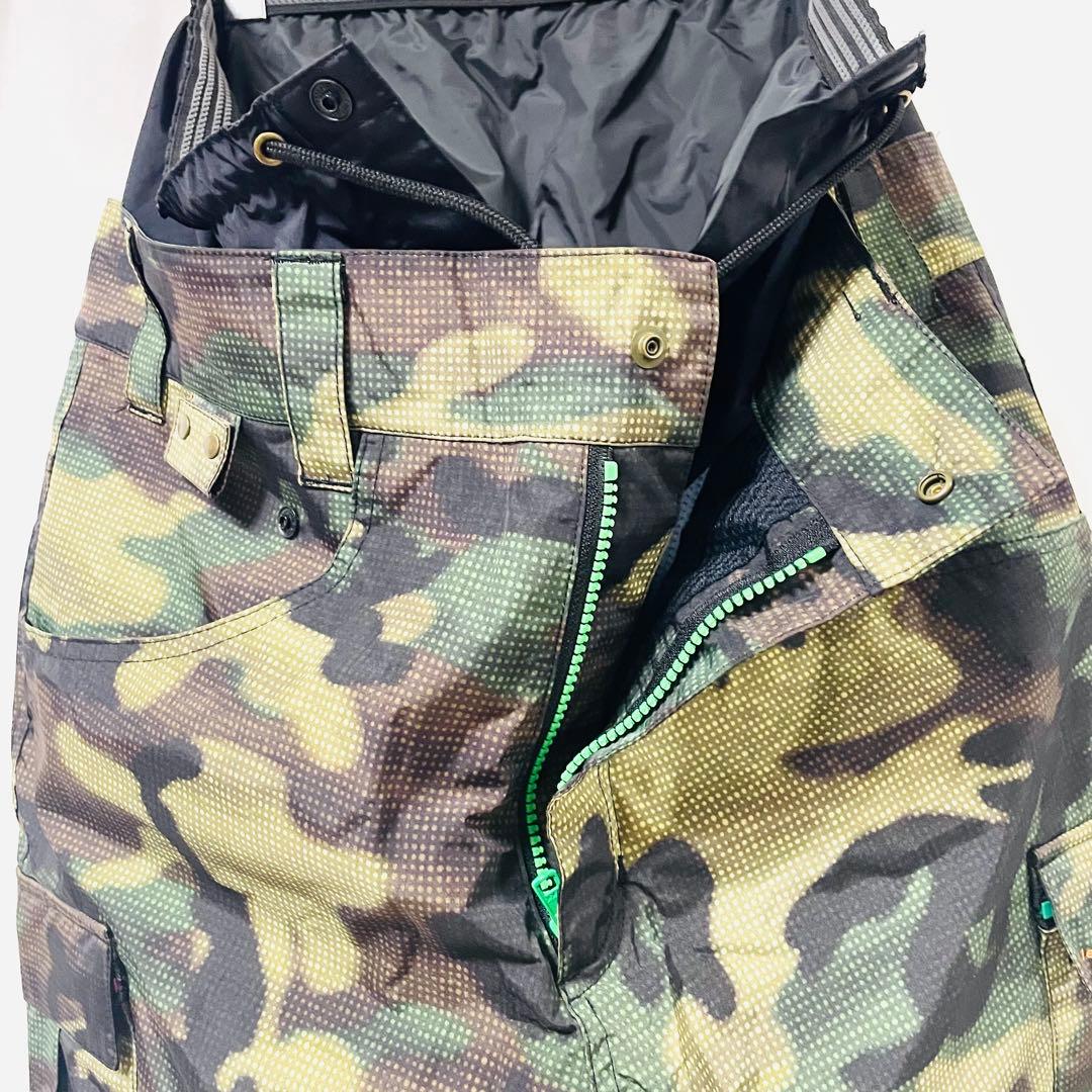 【早い者勝ち】Gush ガッシュ スノーボードパンツ XL 迷彩