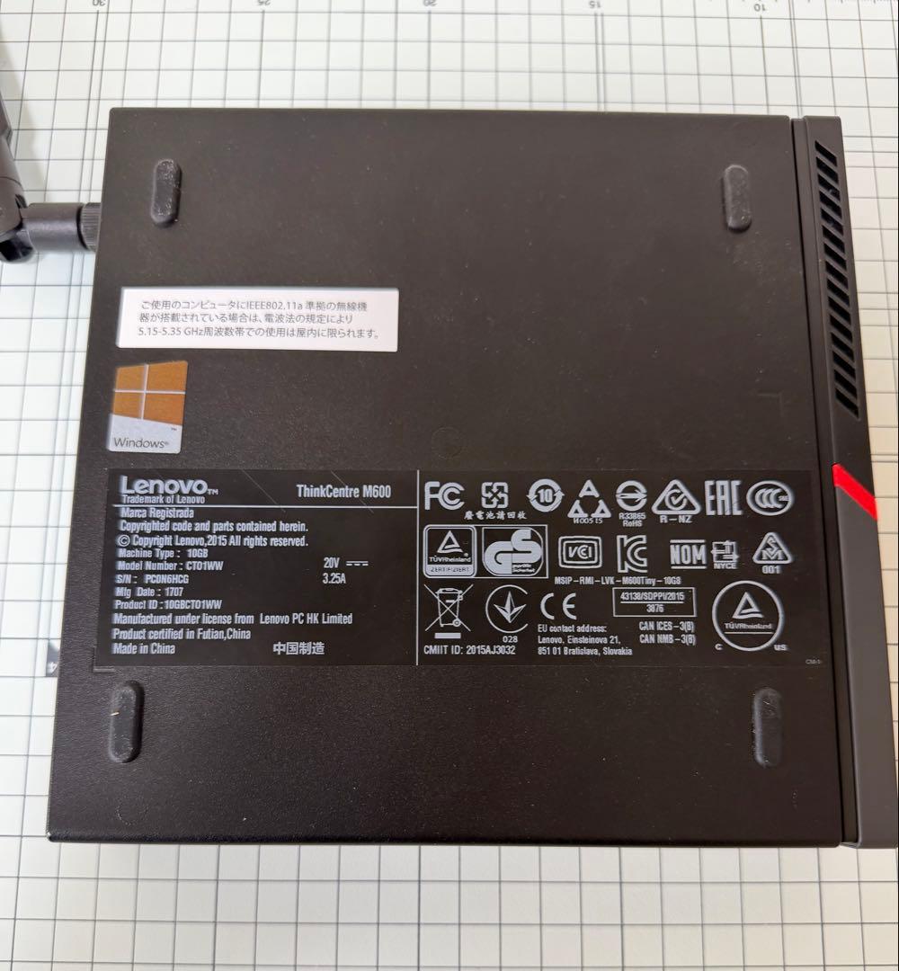 Lenovo ThinkCentre M600 Windows11 ミニPC