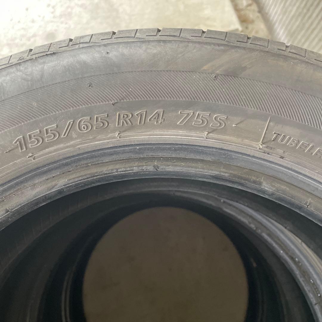 ブリヂストン　ネクストリ155/65R14 中古　21年製　4本　送料込み