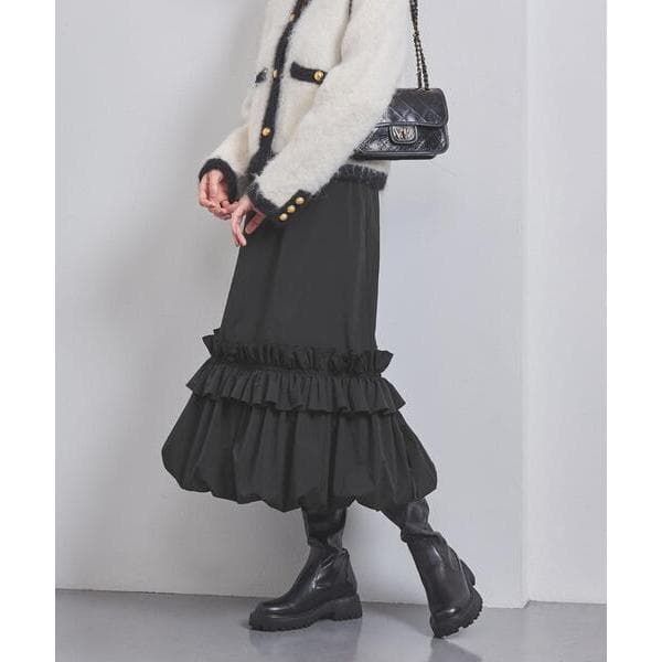 新品 UNITED ARROWS バブルヘム スカート バルーン フリル
