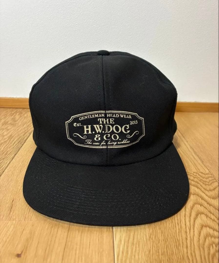 Oi様　 H.W.DOG&CO. ブラックワークキャップ サイズ40