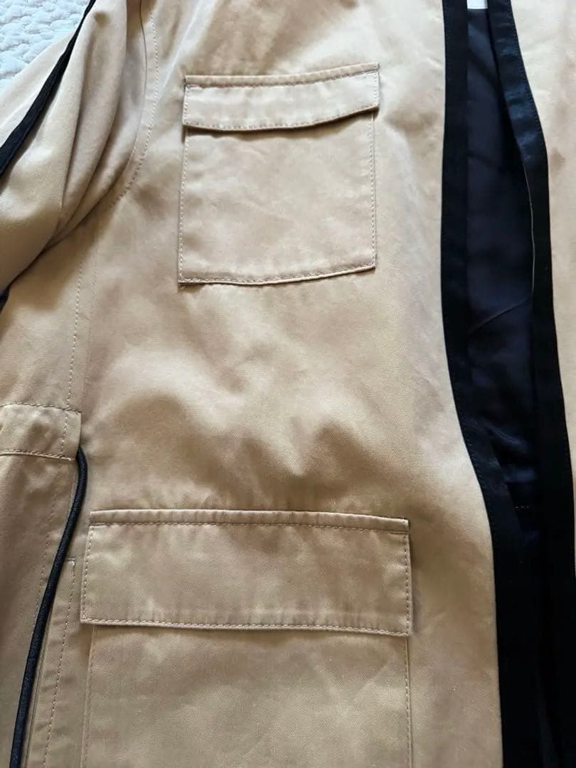 m*様 【美品】CINOH ベージュ ジャケット M コットン 春 秋 大人カジ