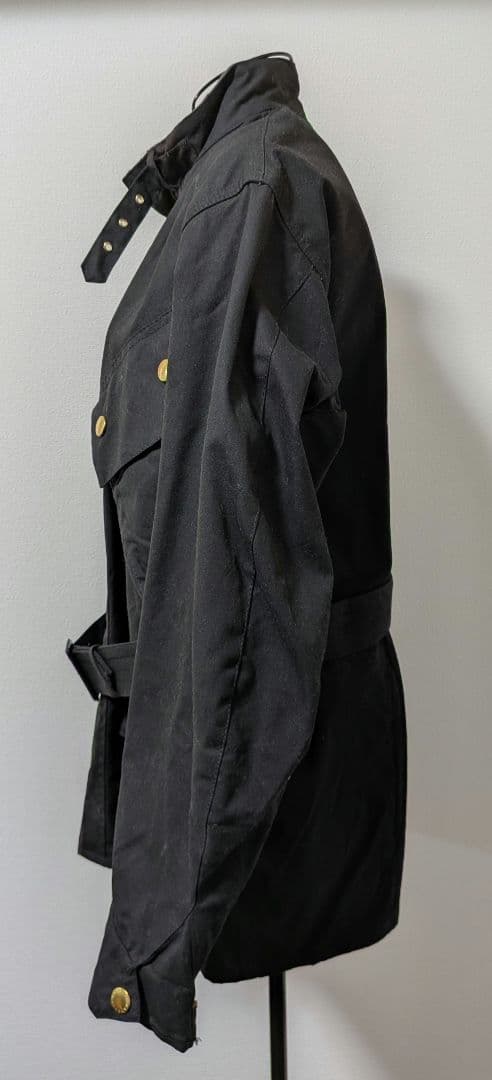 美品 バブアー インターナショナルオイルジャケット 黒色 ブラック size36