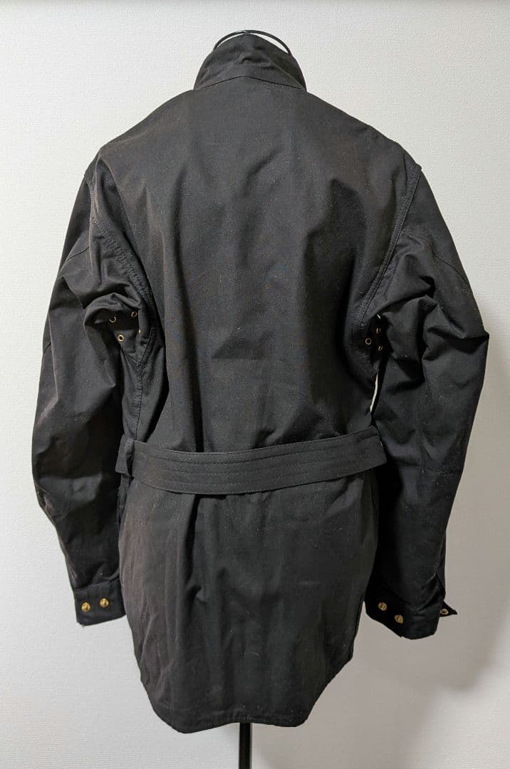 美品 バブアー インターナショナルオイルジャケット 黒色 ブラック size36
