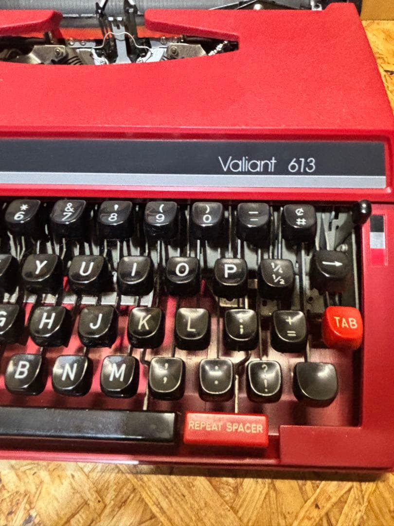 レトロ タイプライター Valiant 613 ブラザー