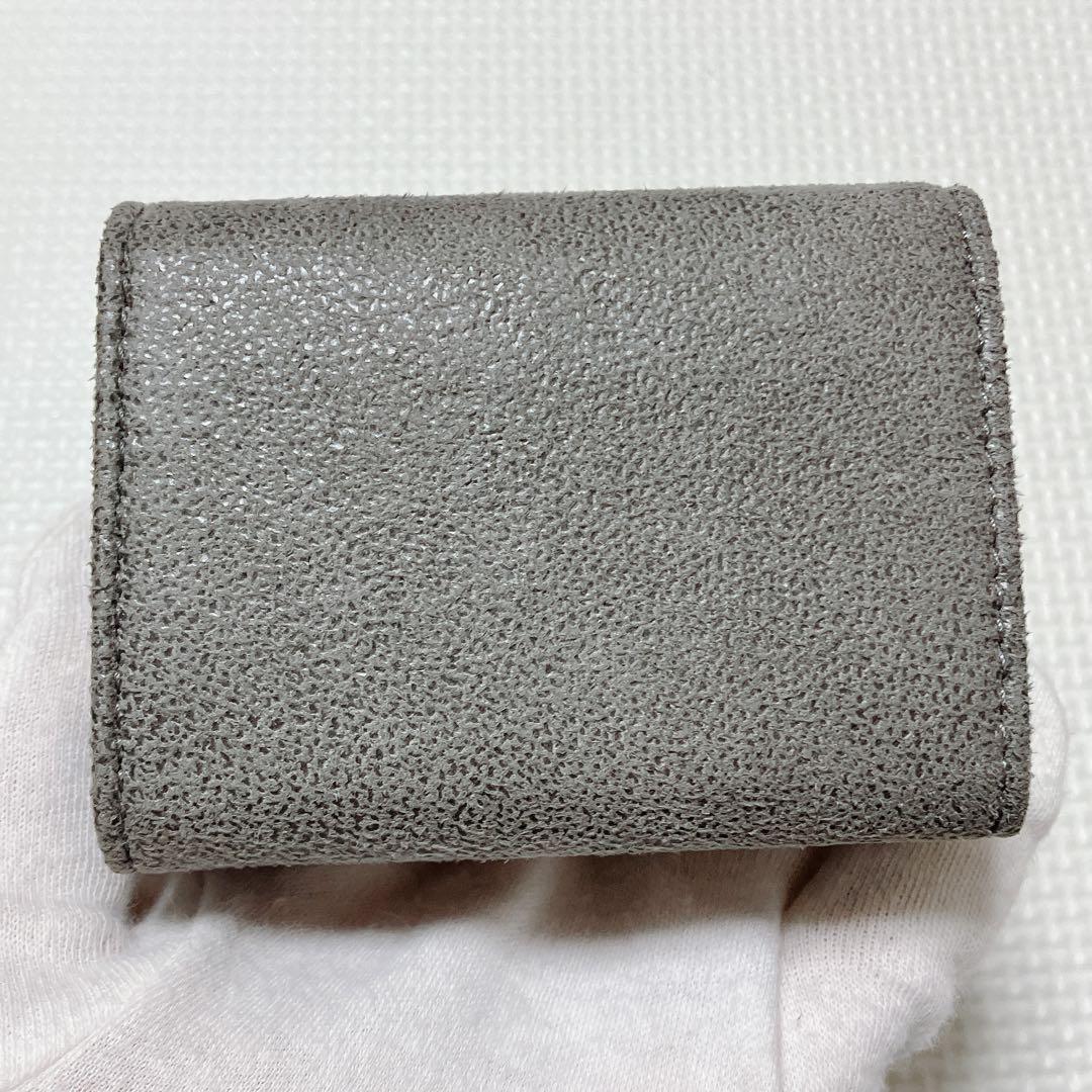 未使用　ステラマッカートニー MINI WALLET FALABELLグレー箱付